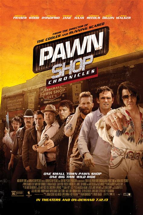 Jul 6, 2013 · Review: Pawn Shop Chronicles. Wayne Kramer thankfully refuses to cloak his excessiveness in hedge-betting self-consciousness and the result is a gratifyingly disreputable B-movie blow out. Pawn Shop Chronicles is comprised of a trio of interconnected shorts that appear to have been inspired by the pivotal scene in Pulp Fiction where Bruce ... 
